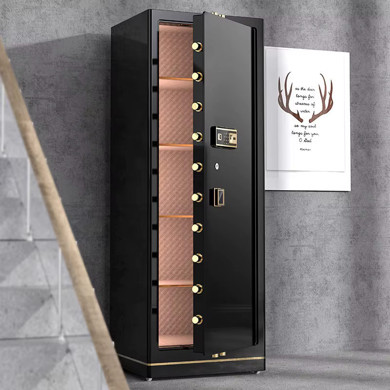 XBT High-End Fireproof Home and Office Safe Steel Metal Safety Box with Fingerprint Lock — image 2