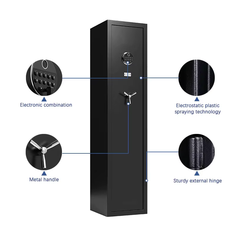XBT Biometric Fingerprint Gun Safe Steel Fireproof Safe — image 3