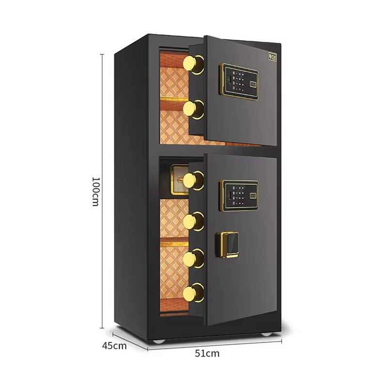 XBT Luxury Gold Smart High Security Digital Electronic Double Door Safe — image 2