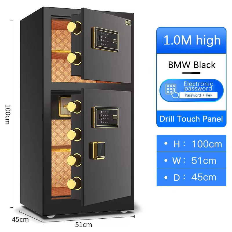 XBT Luxury Gold Smart High Security Digital Electronic Double Door Safe — image 3