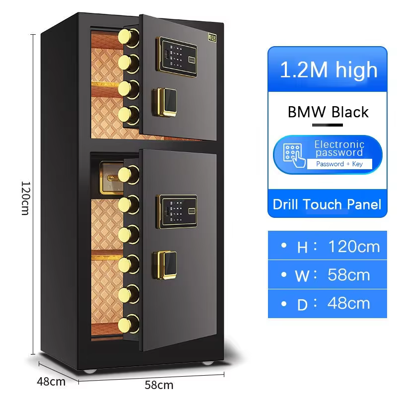 XBT Luxury Gold Smart High Security Digital Electronic Double Door Safe — image 4