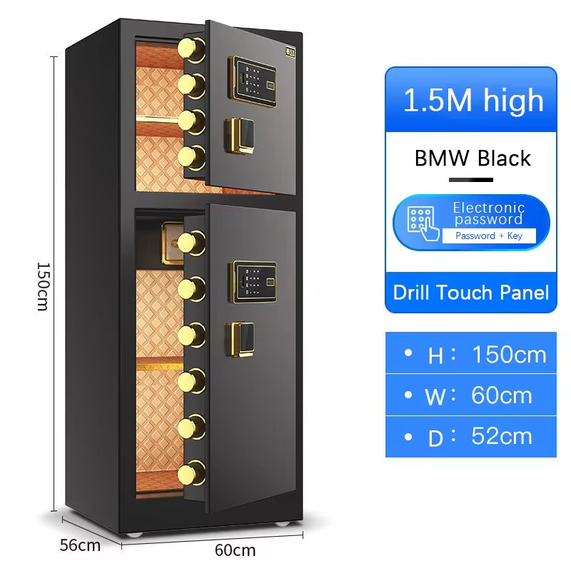 XBT Luxury Gold Smart High Security Digital Electronic Double Door Safe — image 5