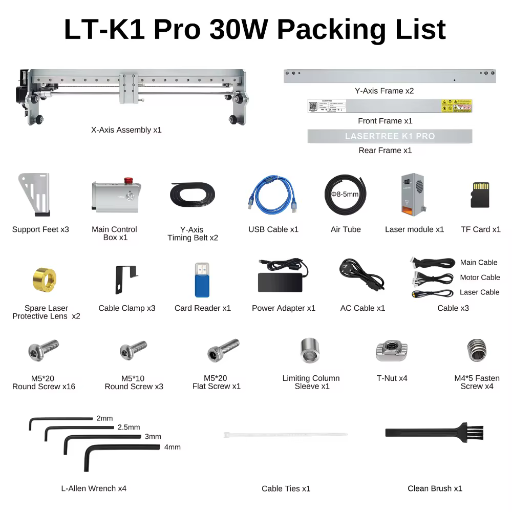 Laser Tree K1 Pro 30W CNC Laser Engraving Machine — image 6