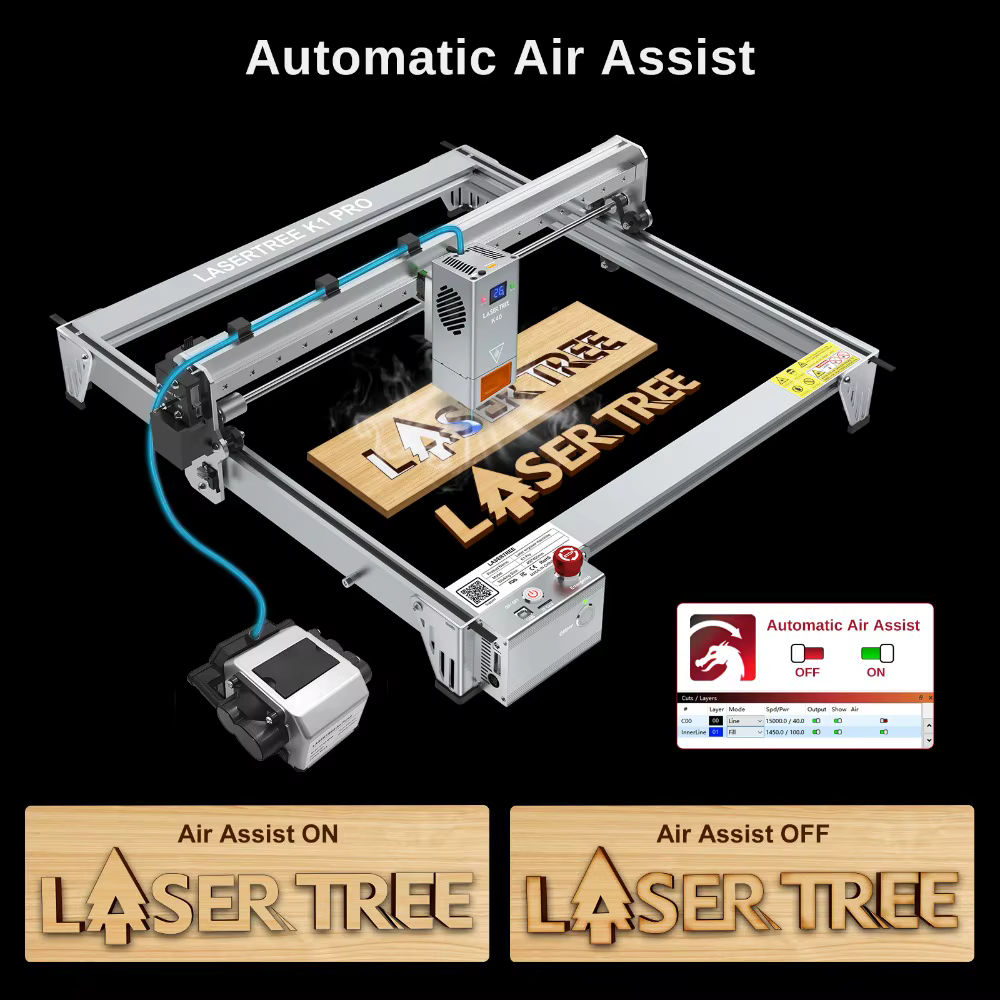 Laser Tree K1 Pro 40W Optical CNC Laser Engraving Machine — image 4