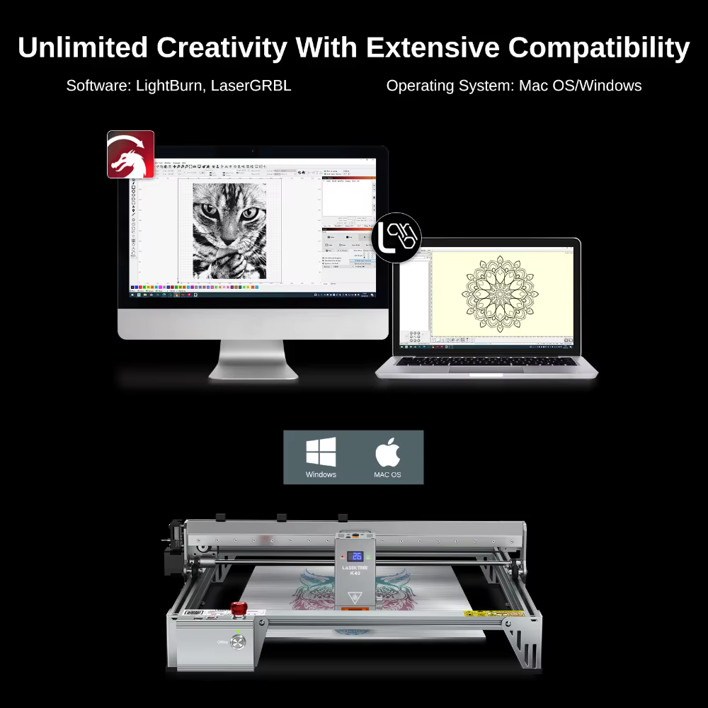 Laser Tree K1 Pro 40W Optical CNC Laser Engraving Machine — image 6