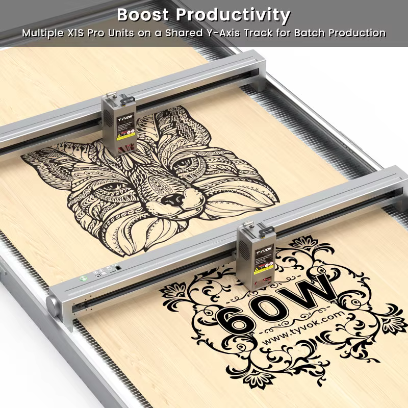 Tyvok Spider X1S Pro Large-Format Laser Engraver & Cutter — image 2