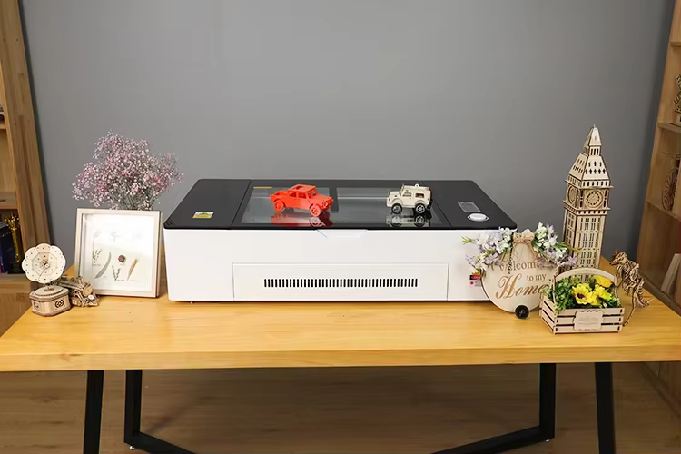 DIY Mini CNC 50W 55W CO2 Laser Cutting and Engraving Machine — image 3