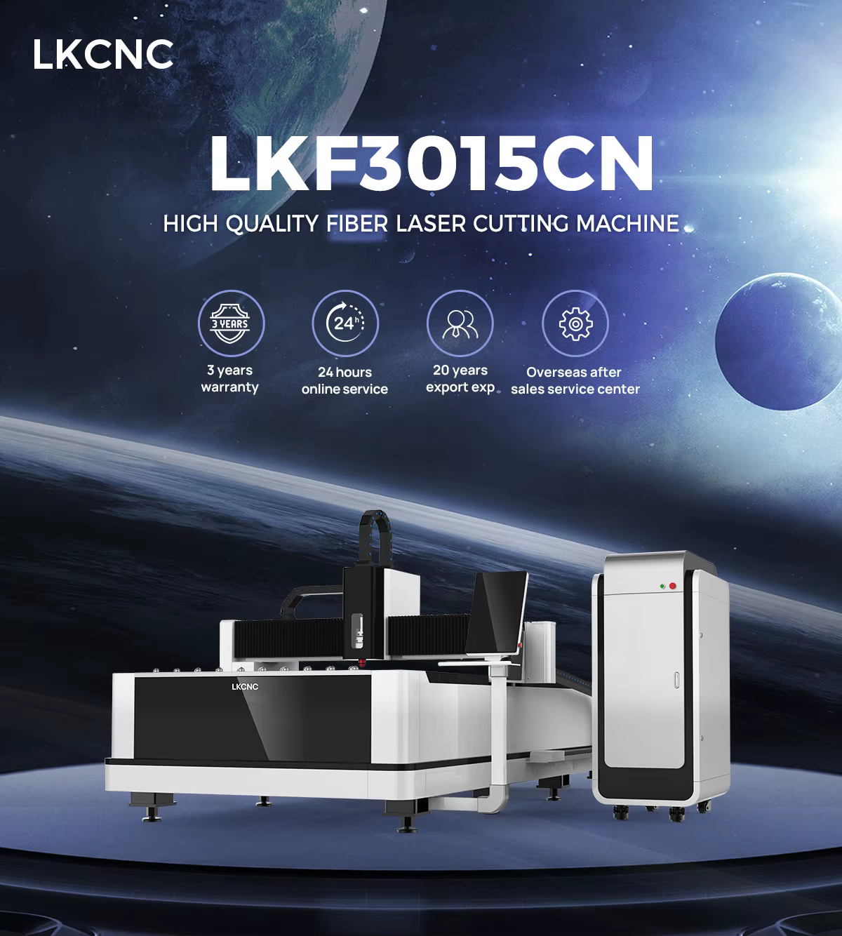LKF3015LN Pro 3015 Fiber Laser Cutting Machine — image 6