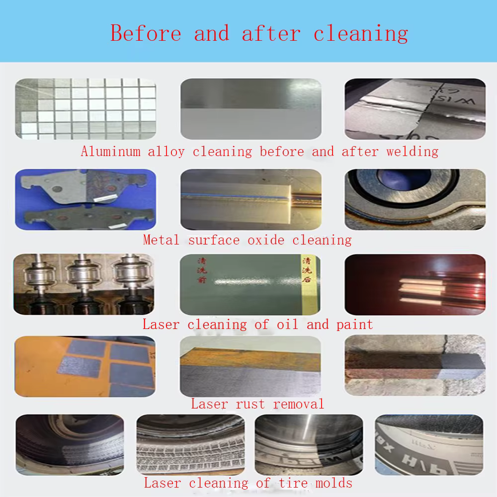 100W-300W Pulsed Laser Cleaning Machine with Raycus JPT Source — image 2