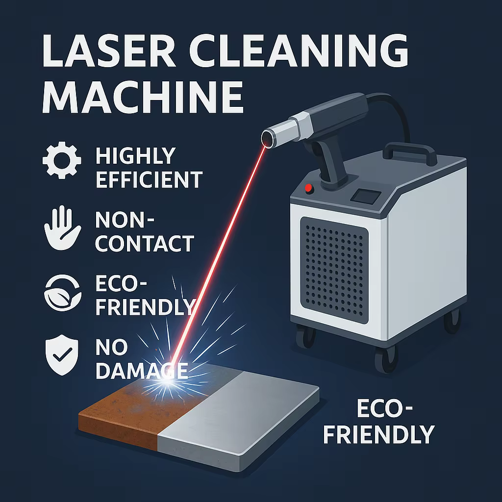 100W-300W Pulsed Laser Cleaning Machine with Raycus JPT Source — image 5
