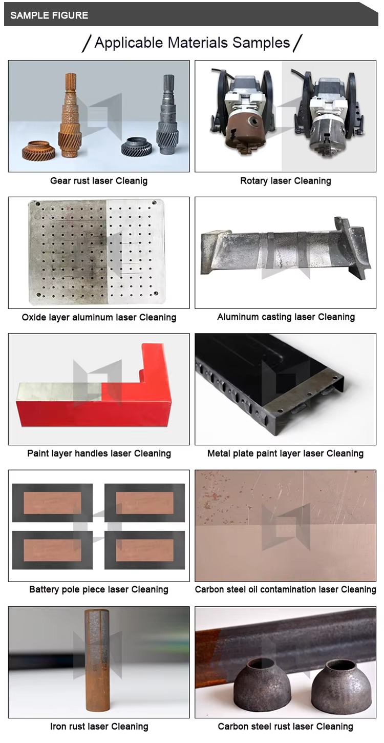 Industrial 300W Pulsed Laser Cleaning Equipment with Raycus JPT Source — image 5