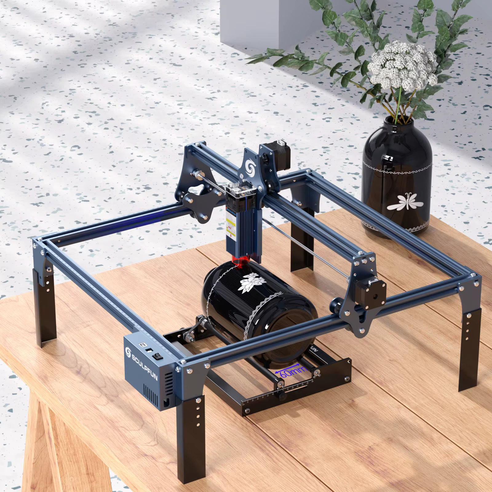 Sculpfun Rotary Attachment for Laser Engraving Machines — image 4