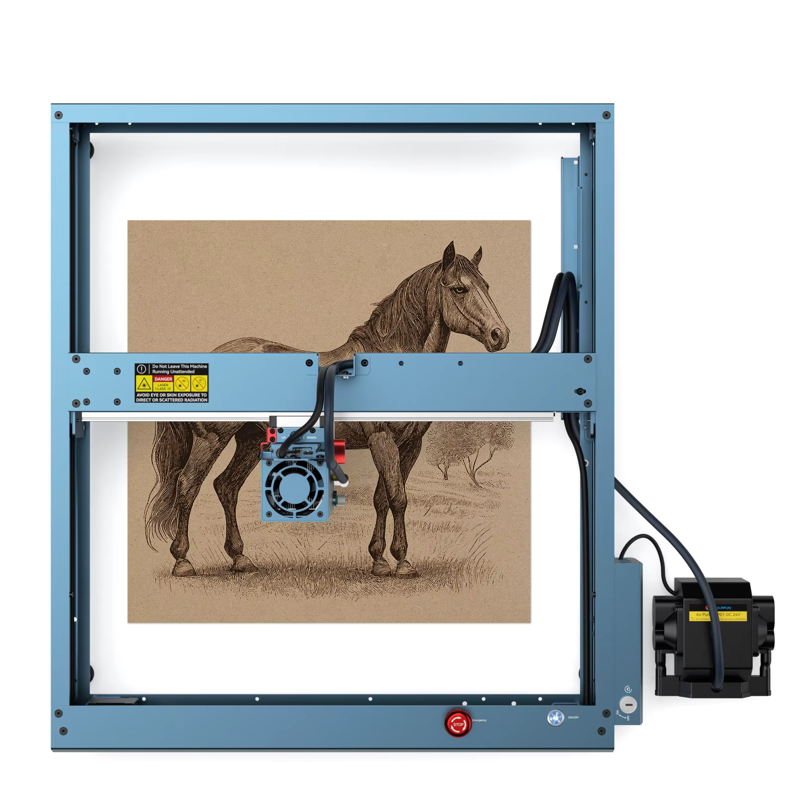 SCULPFUN SF-A9 40W High Power Diode Desktop Laser Cutter and Engraving Machine — image 3