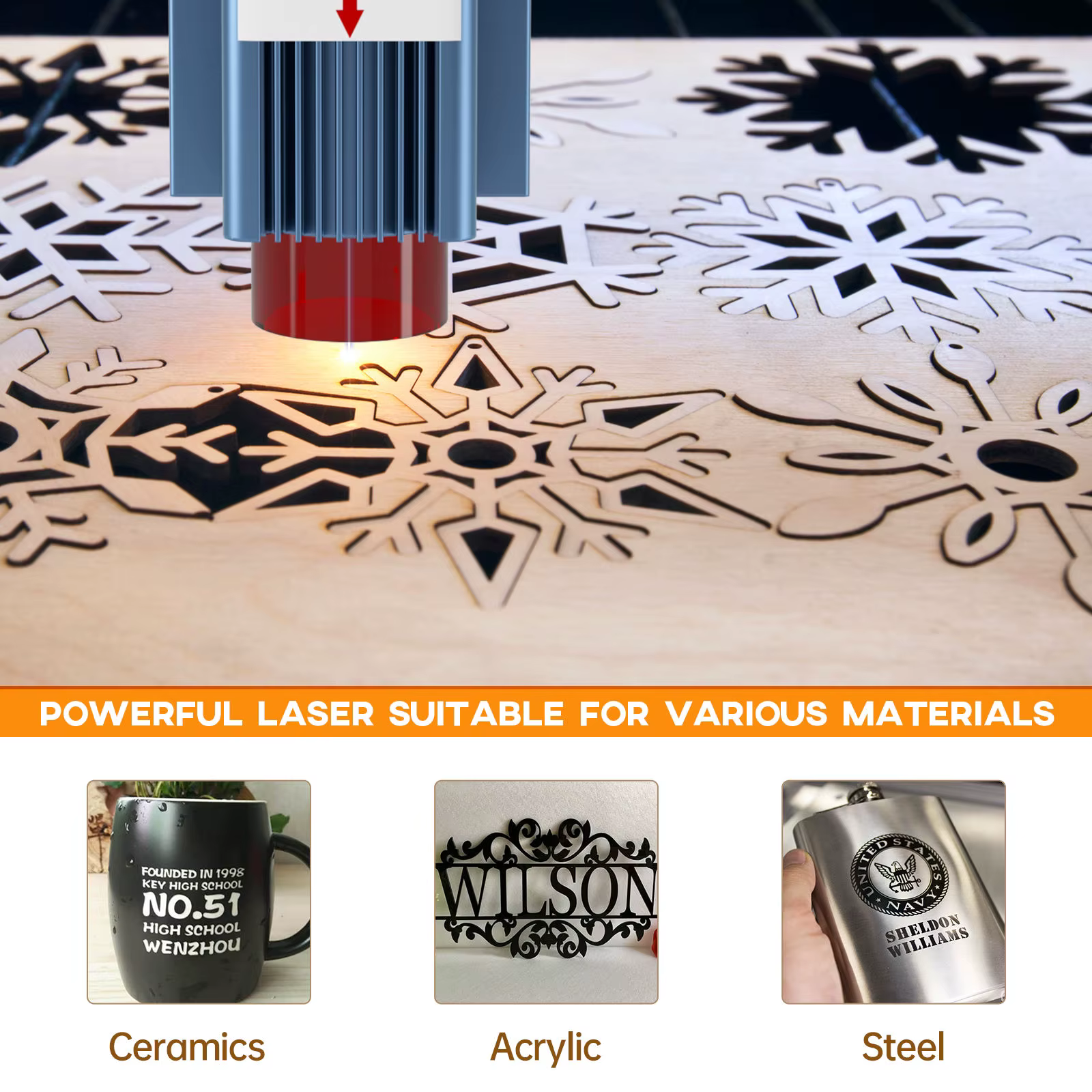 Sculpfun S9 5.5W Diode Laser Engraving Machine — image 3