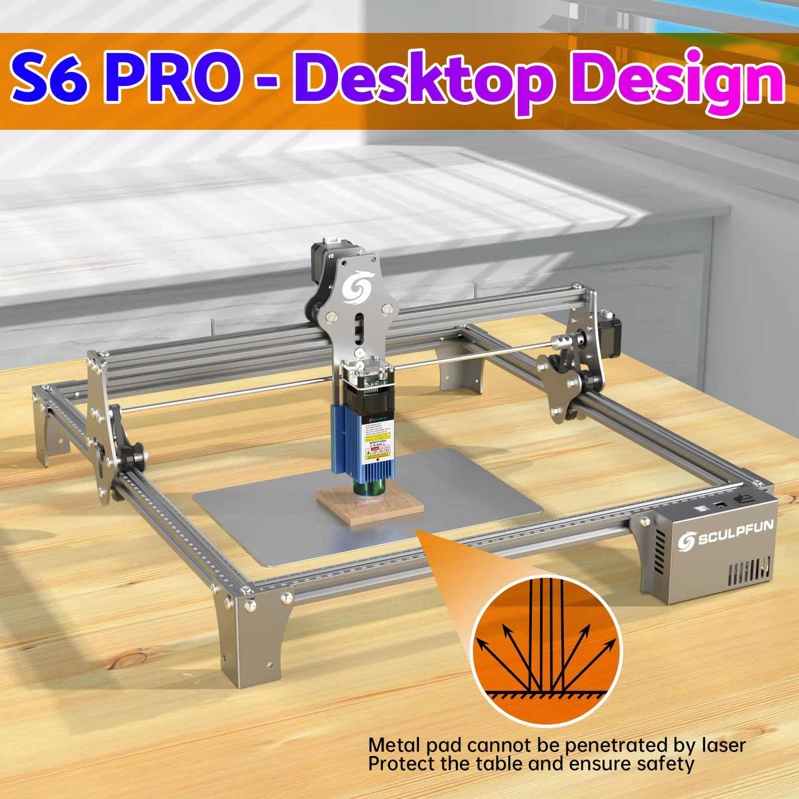 SCULPFUN S6 Pro Laser Engraver — image 2