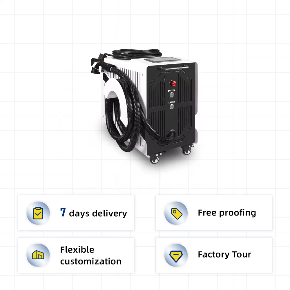 Portable Backpack Pulse Fiber Laser Cleaning Machine — image 3