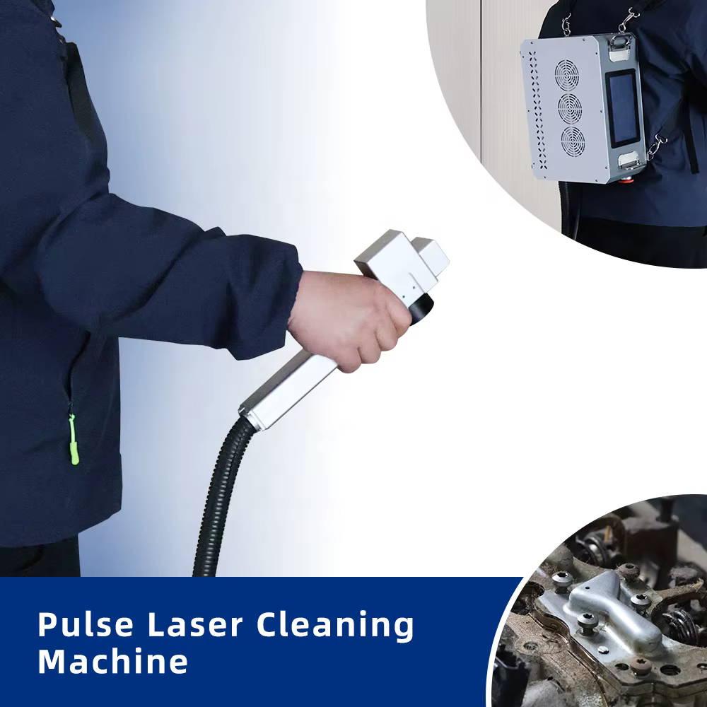 Handheld Mini Portable Pulse Laser Cleaner Wood Machine — image 3