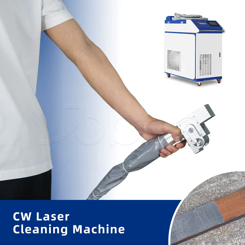 Portable Mobile Mini Fiber Laser Metal Rust Cleaning Machine — image 2