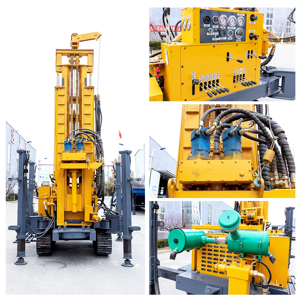 Deep Farm Borewell Drill Rig for 300m Borehole Water Wells — image 4