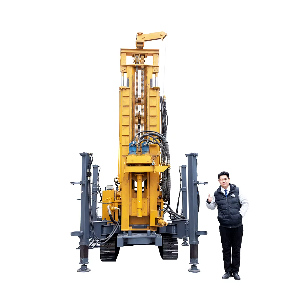 Deep Farm Borewell Drill Rig for 300m Borehole Water Wells — image 6