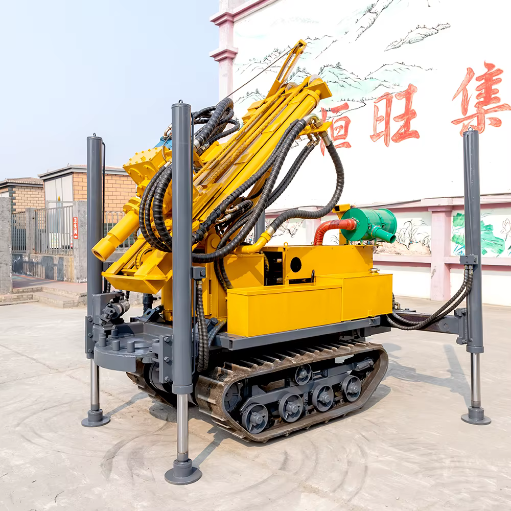 2025HQZ500L Track-Type 500m Pneumatic Water Well Drilling Rig — image 3