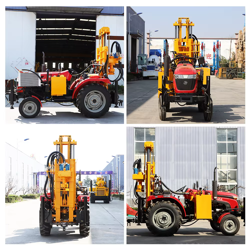 2025TQZ200 HW Tractor with Air-powered DTH Water Well Drilling Rig — image 2