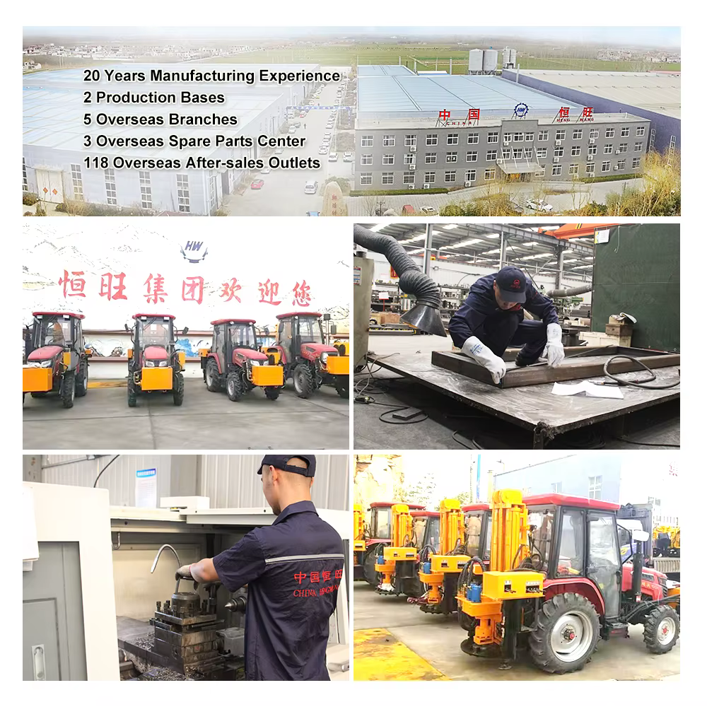 2025TQZ200 HW Tractor with Air-powered DTH Water Well Drilling Rig — image 6