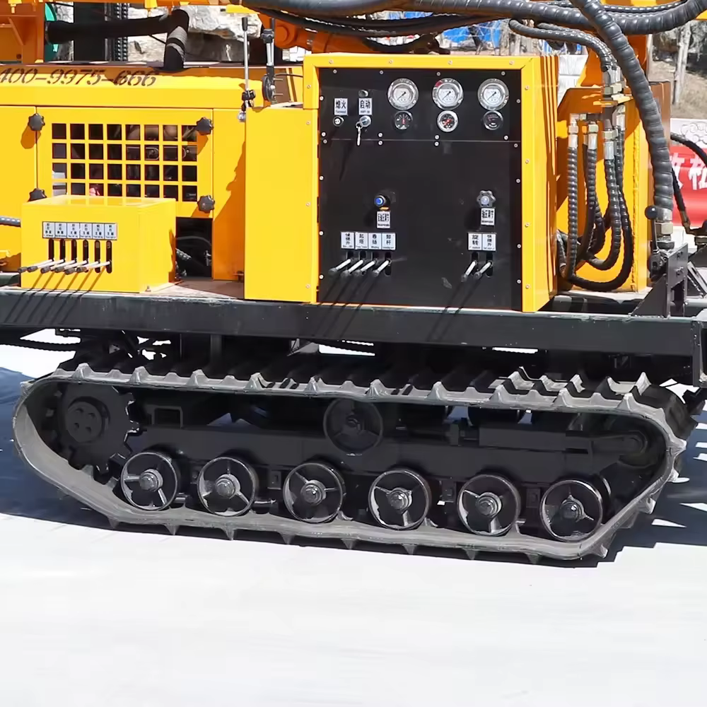 2025 Pneumatic Tracked Rock Drilling Self-made Water Well Drilling Machine — image 3