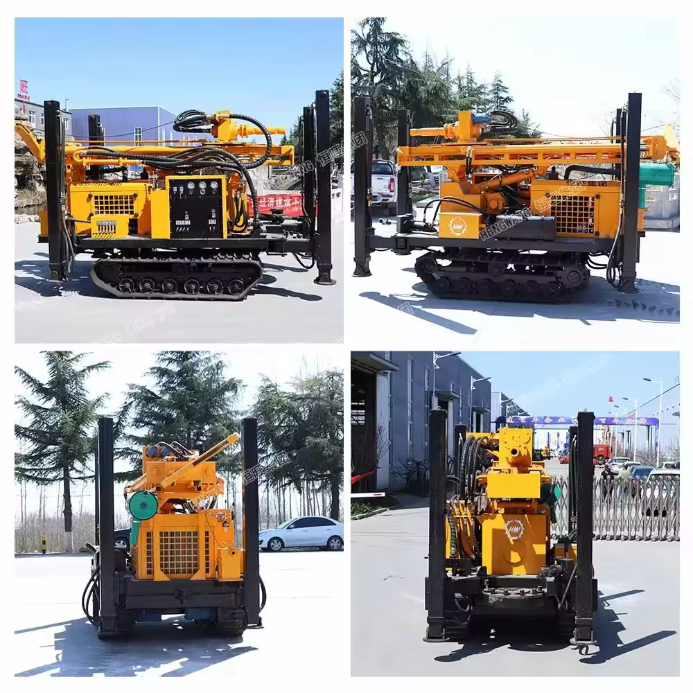 2025 Pneumatic Tracked Rock Drilling Self-made Water Well Drilling Machine — image 5