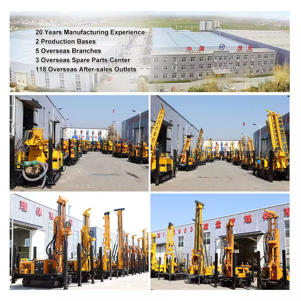 2025 Pneumatic Tracked Rock Drilling Self-made Water Well Drilling Machine — image 6