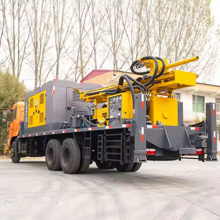Hengwang 300m Truck Mounted Hydraulic Water Well Drilling Rig — image 4