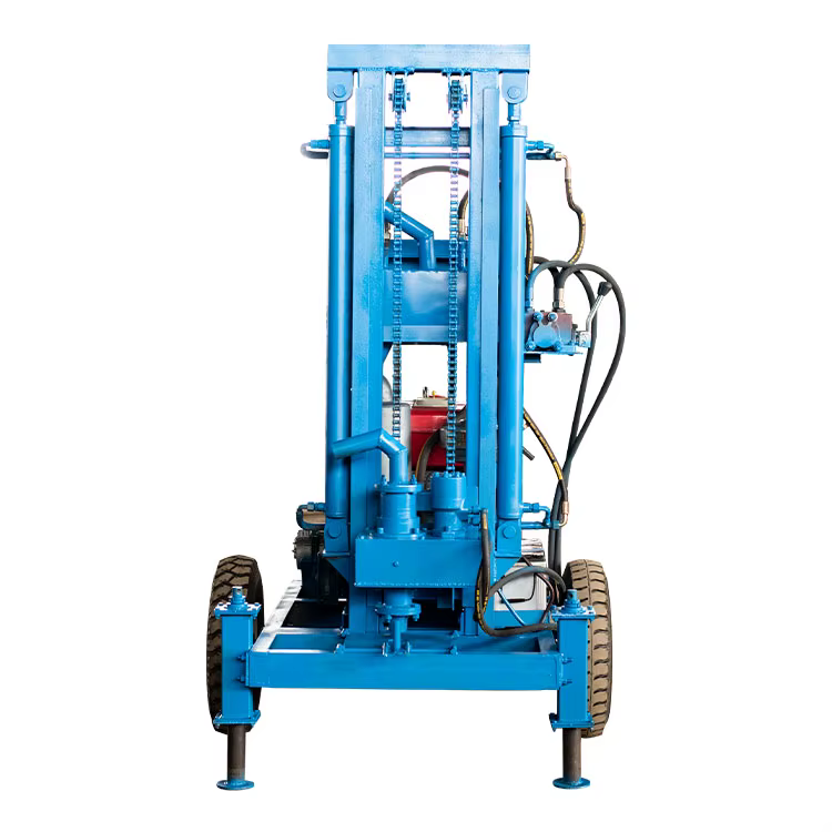 Portable Water Well Drilling Rig with Wheels — image 2