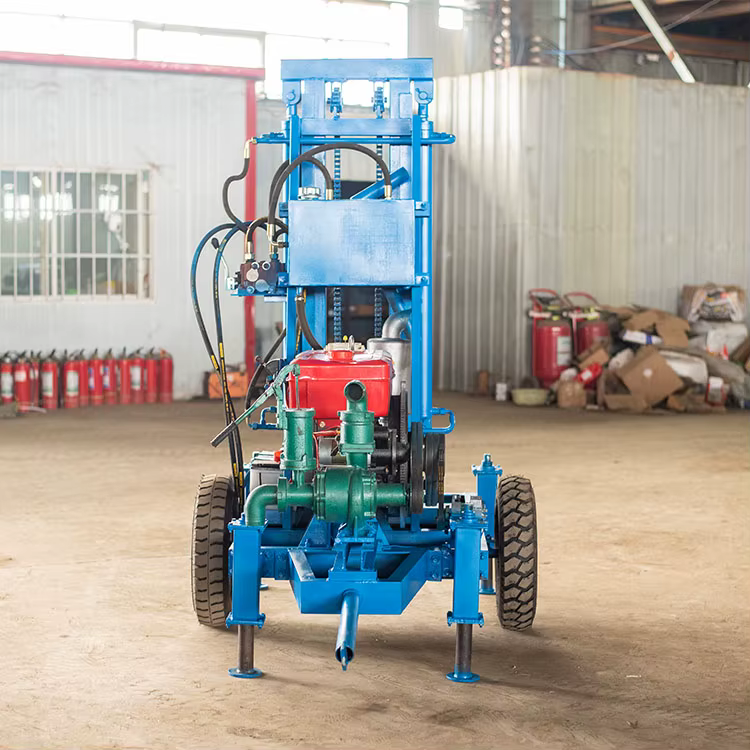 Portable Water Well Drilling Rig with Wheels — image 6