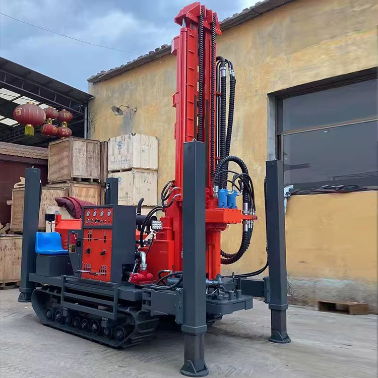 Portable 180m Deep Water Well Drilling Rig Machine Hydraulic — image 2