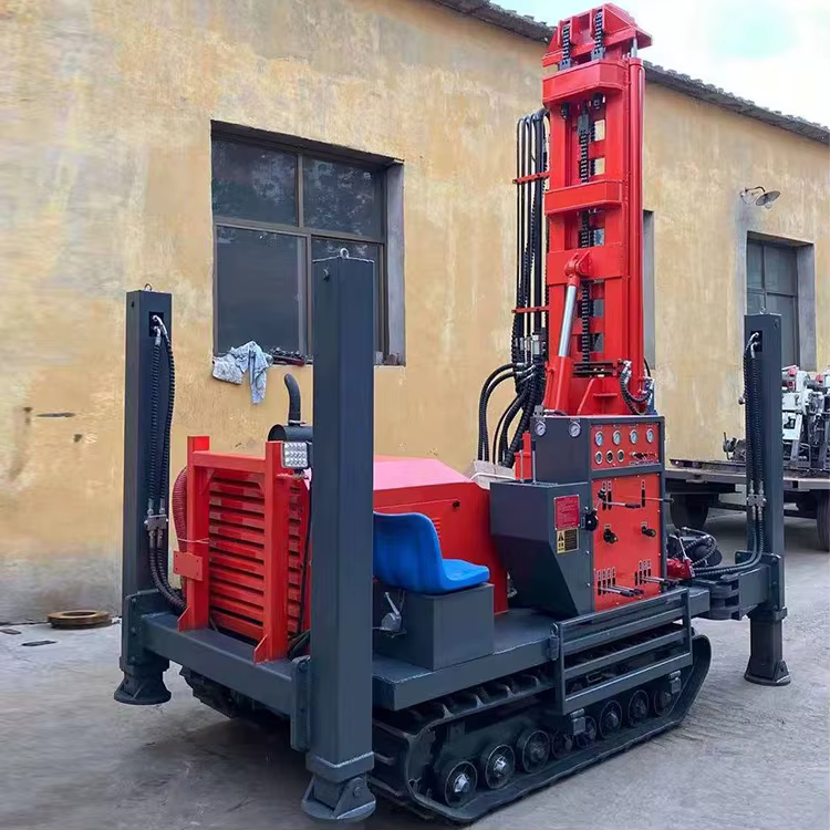 Portable 180m Deep Water Well Drilling Rig Machine Hydraulic — image 3