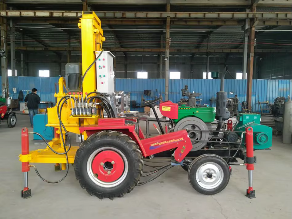 200m Depth Tractor Mounted Portable Water Well Drilling Rig — image 6