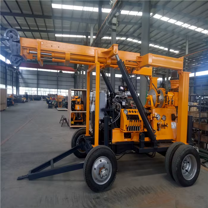 600m Diesel Power Hydraulic Exploration Water Well Core Drilling Machine — image 3