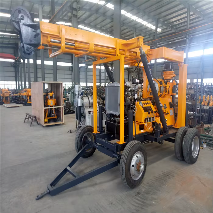600m Diesel Power Hydraulic Exploration Water Well Core Drilling Machine — image 4