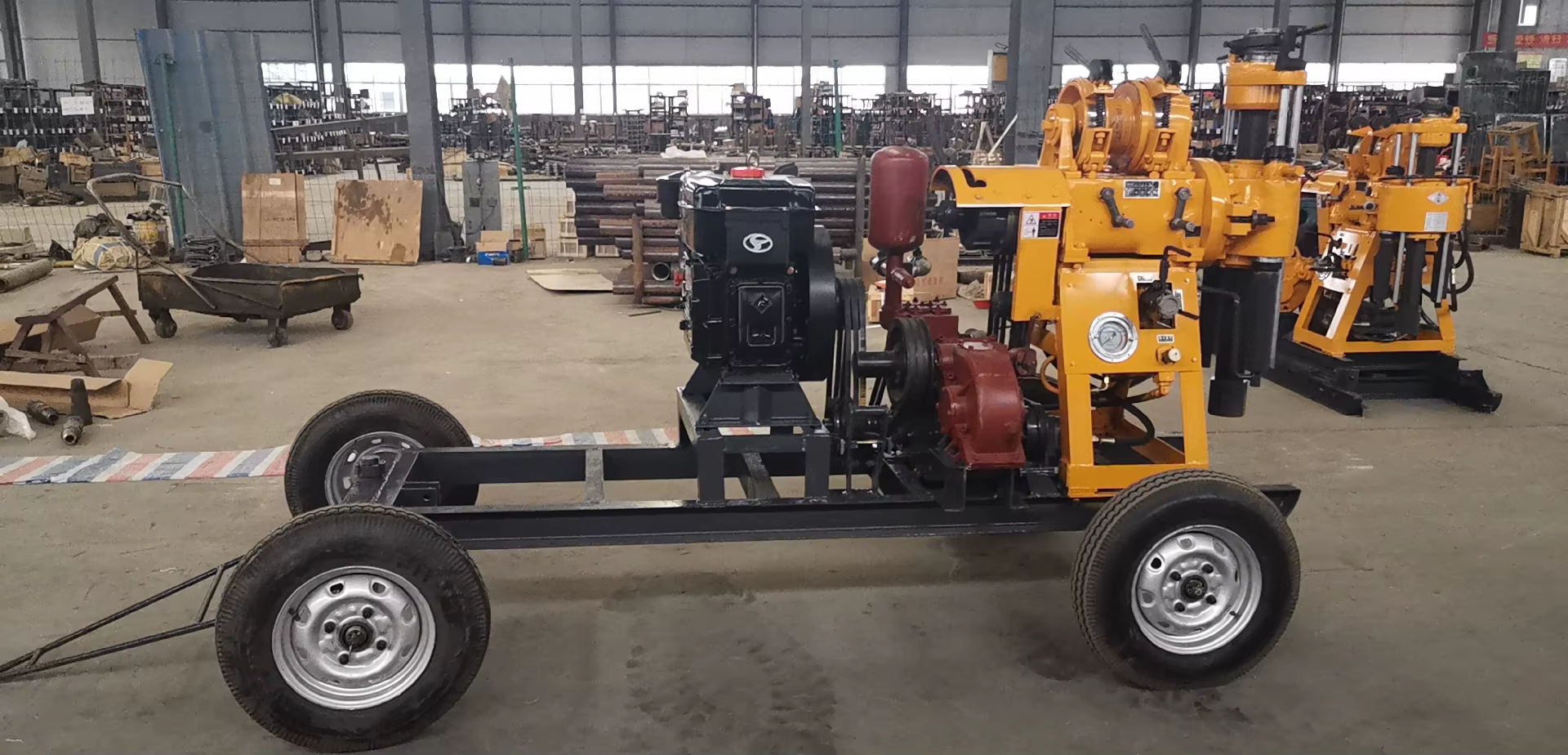 Four Wheels Portable Water Well Drilling Machine for 100m — image 3