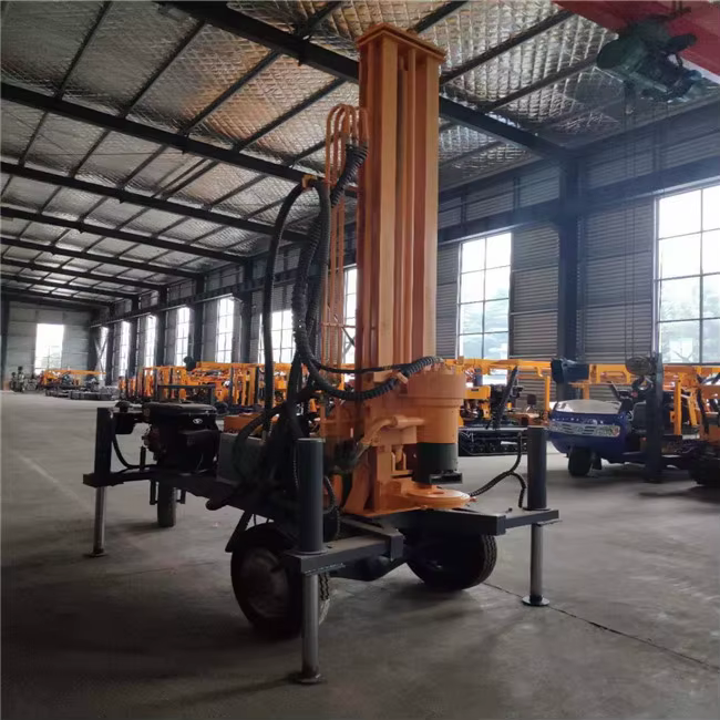 Pneumatic Rotary Table Drilling Rig Water Well Portable — image 4