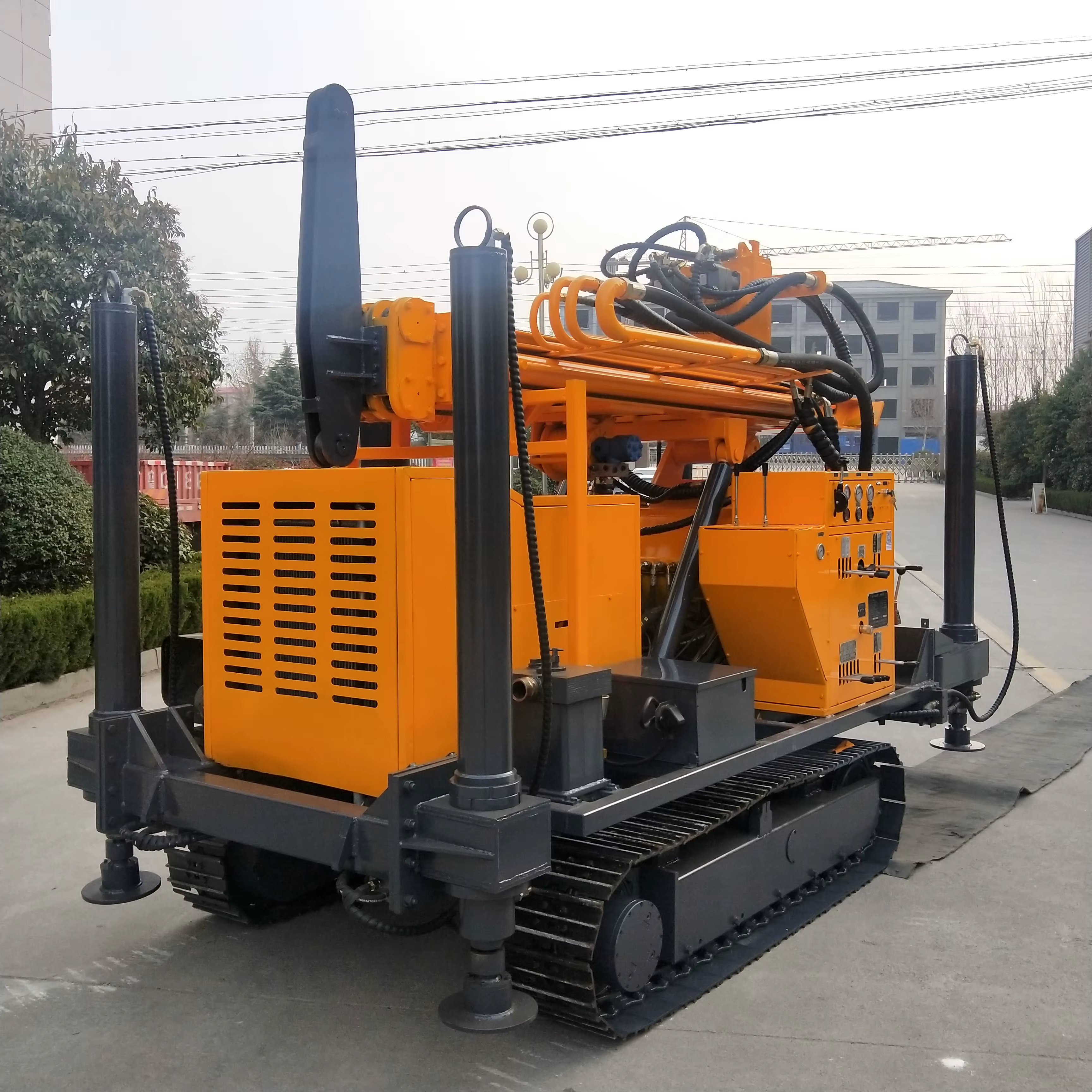 260 Meters Deep Pneumatic Drill Exploration Well Drill Rig — image 2