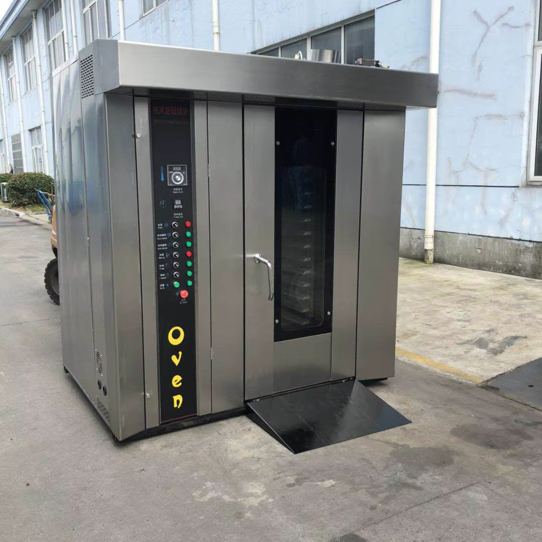 Industrial Electric Gas Diesel Bread Making Bakery Rotary Rack Oven — image 6