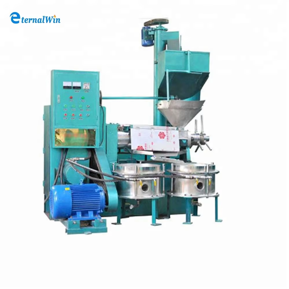 Small Peanut Seed Olive Coconut Hydraulic/Screw Cold Press Oil Machine — image 3