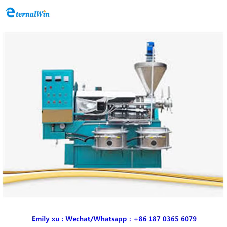 Small Peanut Seed Olive Coconut Hydraulic/Screw Cold Press Oil Machine — image 6