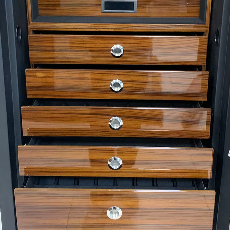 Luxury High-Quality Key Lock Digital Fingerprint Safe Box — image 4