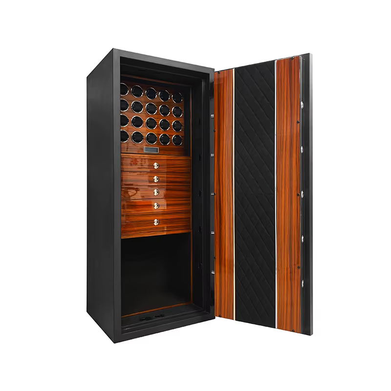 Luxury High-Quality Key Lock Digital Fingerprint Safe Box — image 6