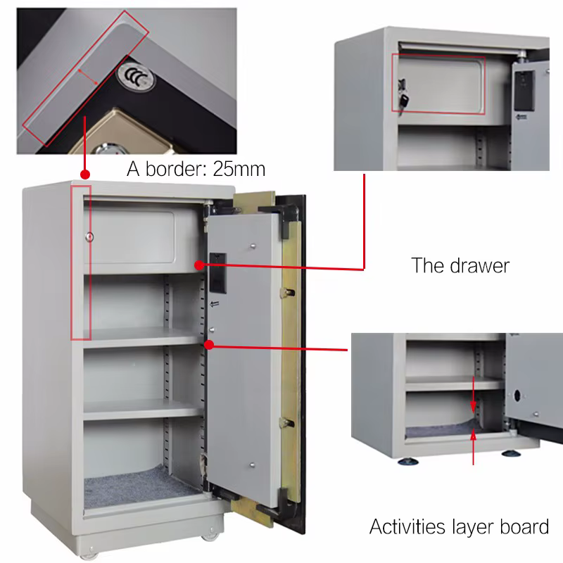 Weierxin Large Heavy Cold Rolled Steel Safe with Digital Combination Lock — image 4