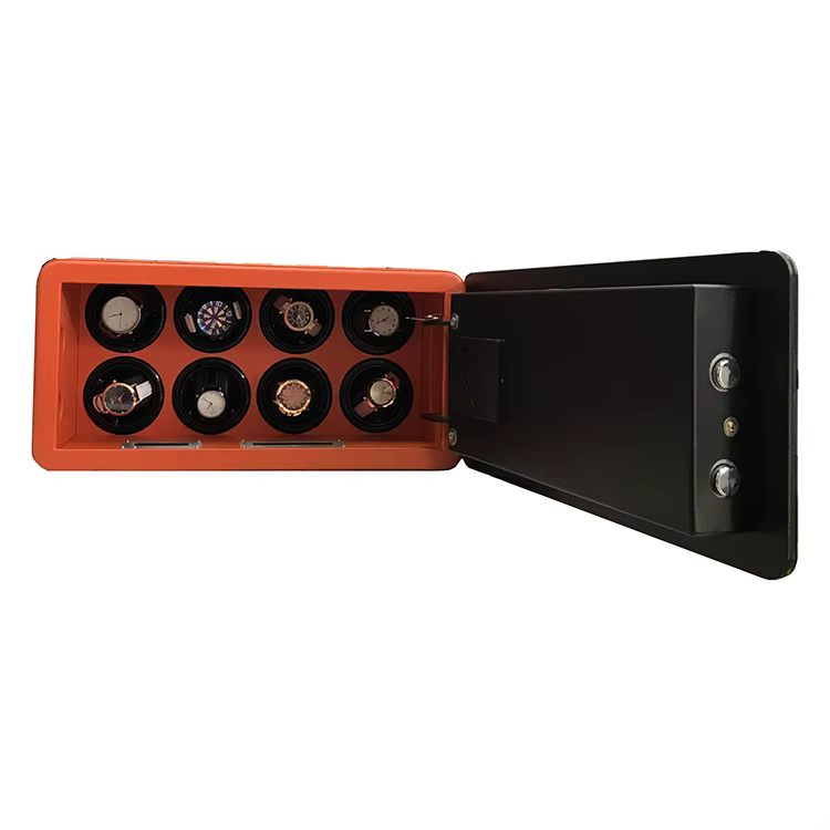 Watch Winder Safe Box With 8 Watches Luxury Modern Automatic Motor — image 5