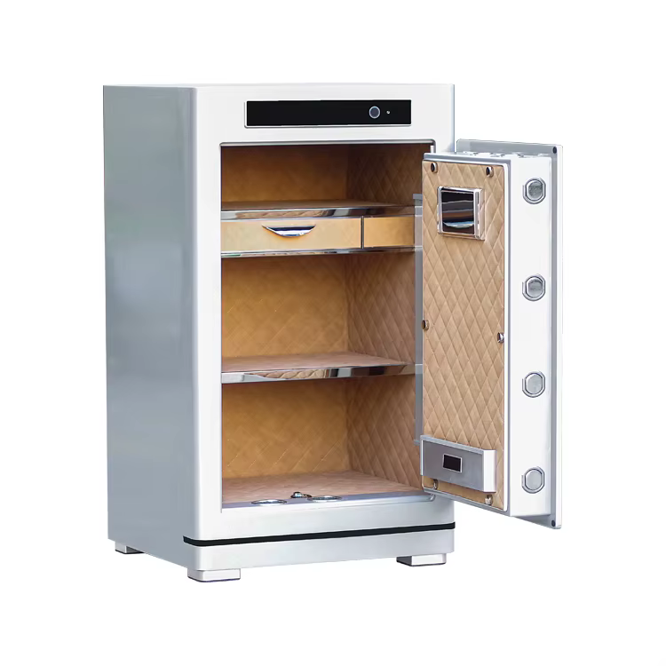 Large Money Deposit Steel Panel Safe Box with Digital Fingerprint Combination Lock — image 4