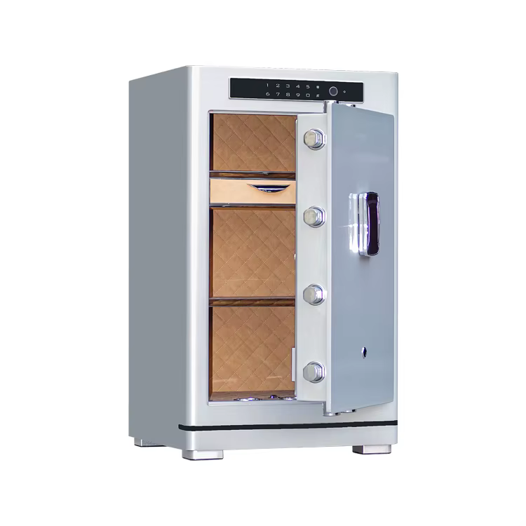 Large Money Deposit Steel Panel Safe Box with Digital Fingerprint Combination Lock — image 5